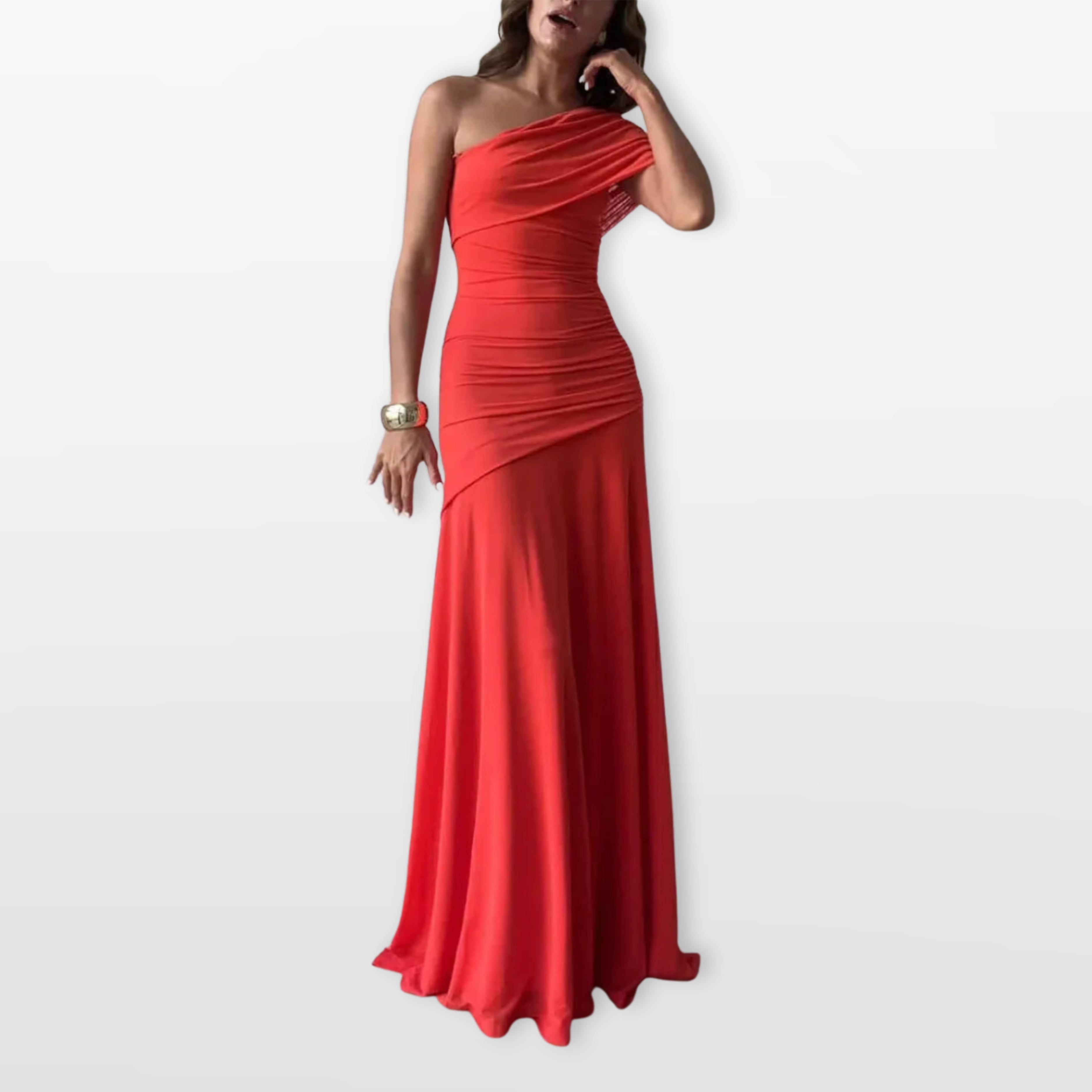 Women’s One Shoulder Maxi Dress Elegant