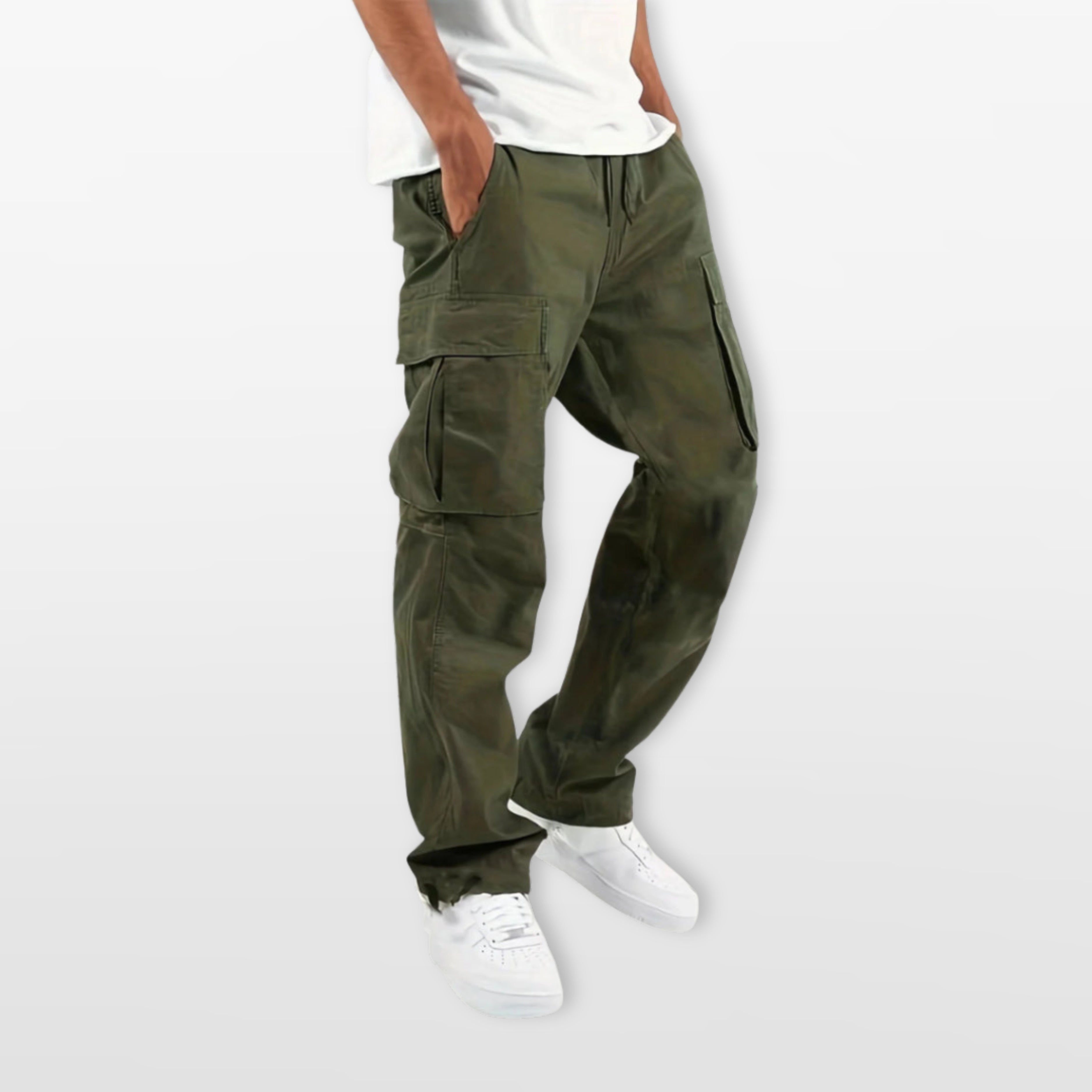Men Relaxed Fit Cargo Pants