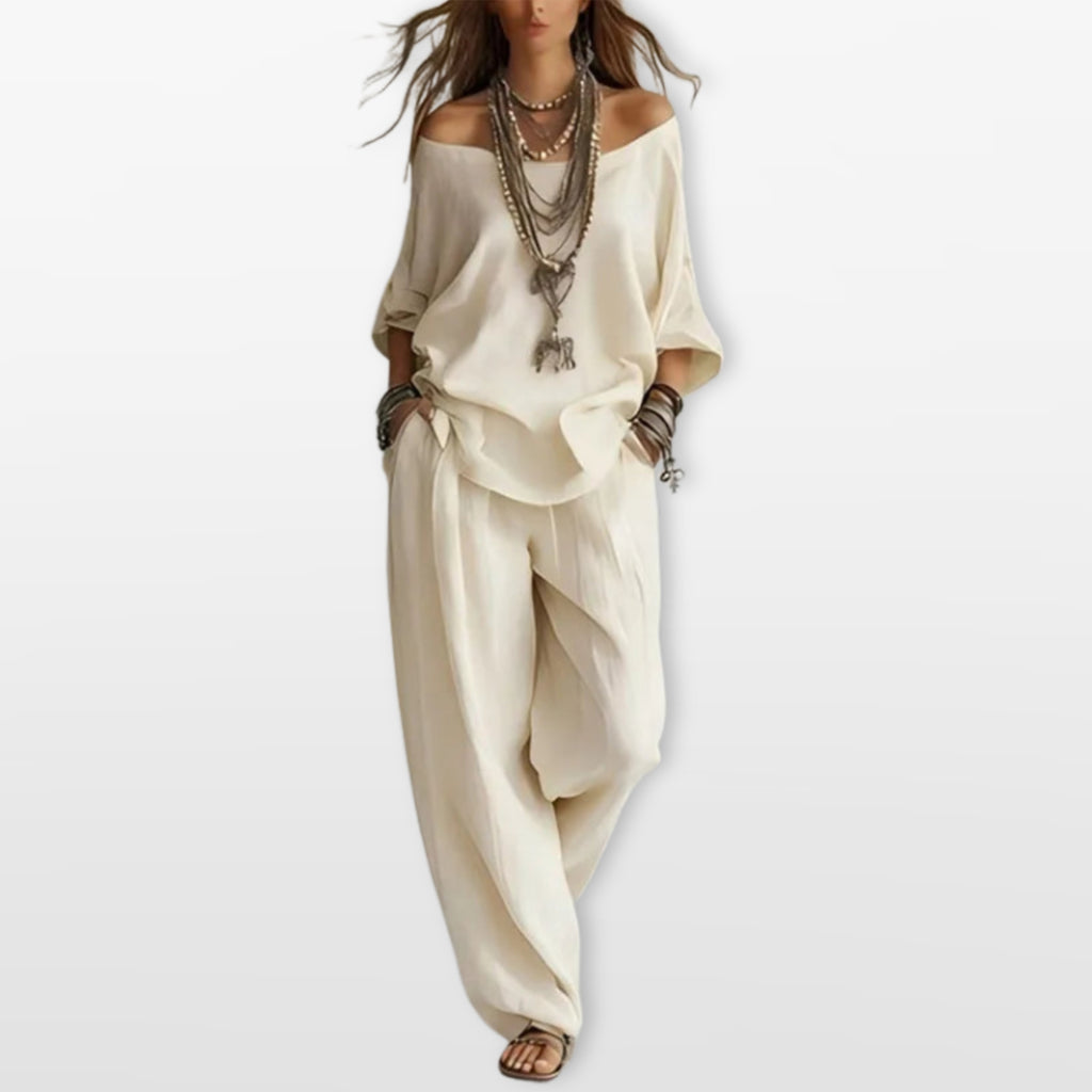 Women’s Two Piece Wide Leg Set