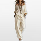 Women’s Two Piece Wide Leg Set