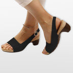 Women’s Heeled Sandals Slingback Comfort Style