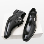 Men Classic Monk Strap Dress Shoes