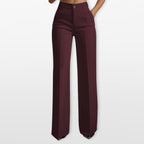 Women’s High Waisted Tailored Straight Leg Trousers