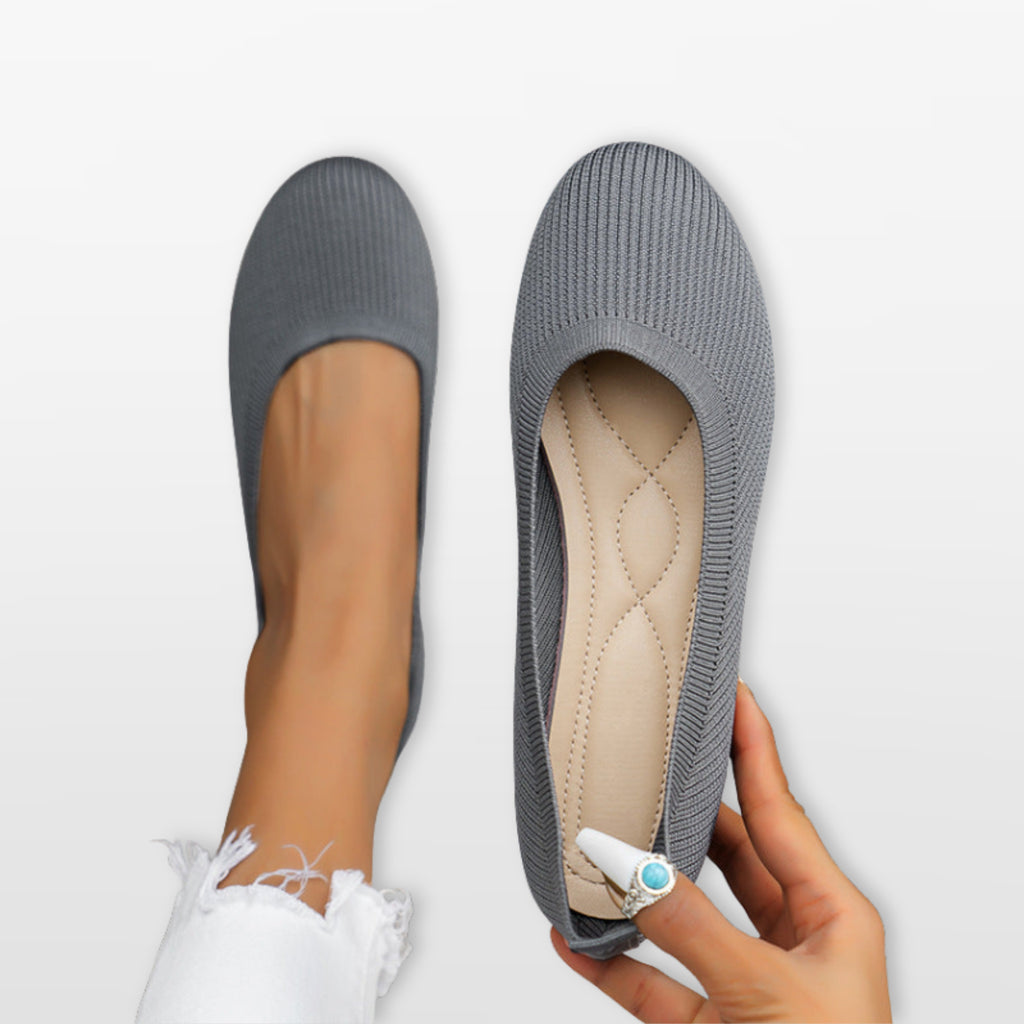 Women’s Knit Flats Lightweight Slip On Shoes