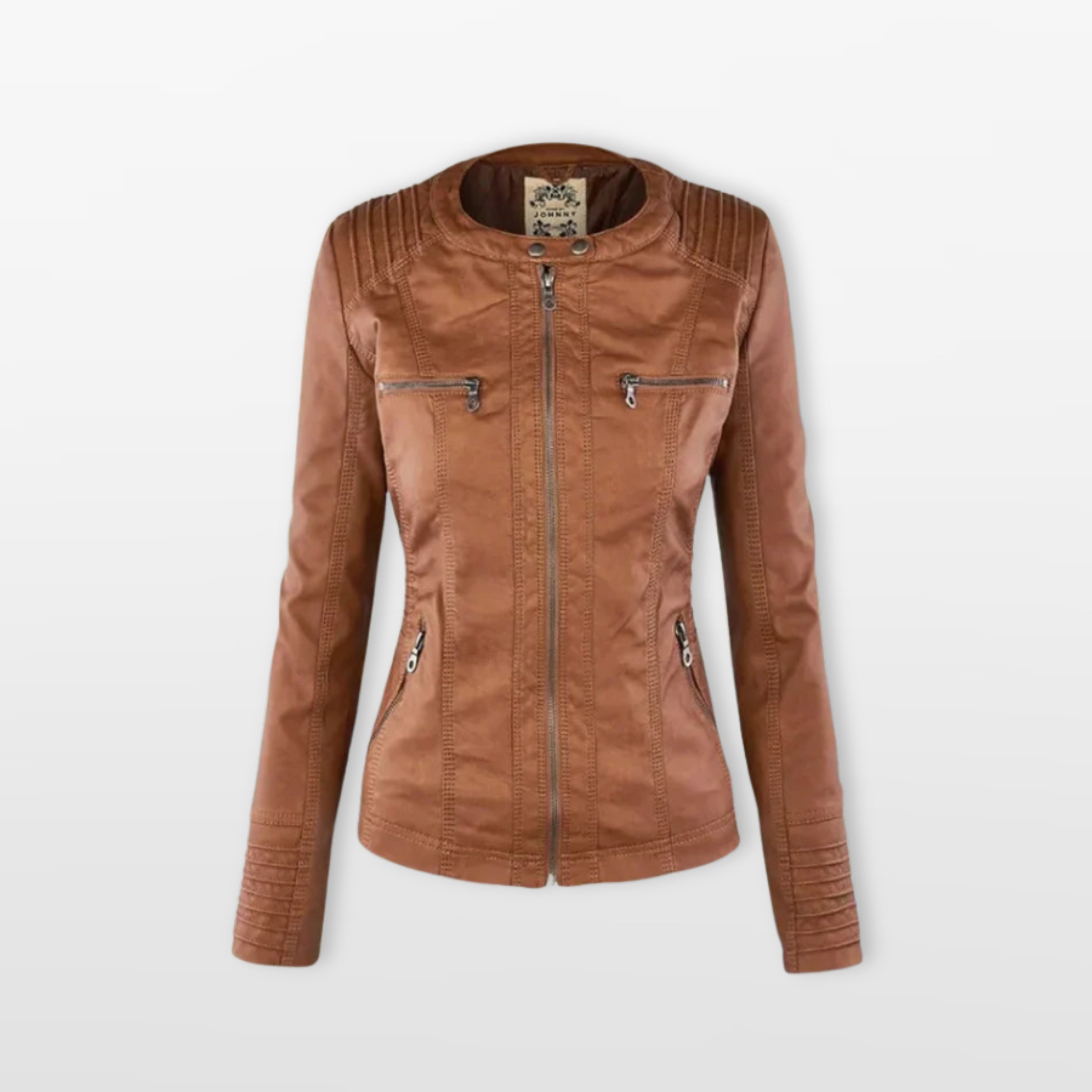 Women’s Fitted Jacket Zip Up Moto