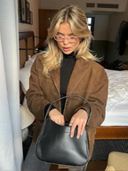 Women's Suede-Look Casual Blazer