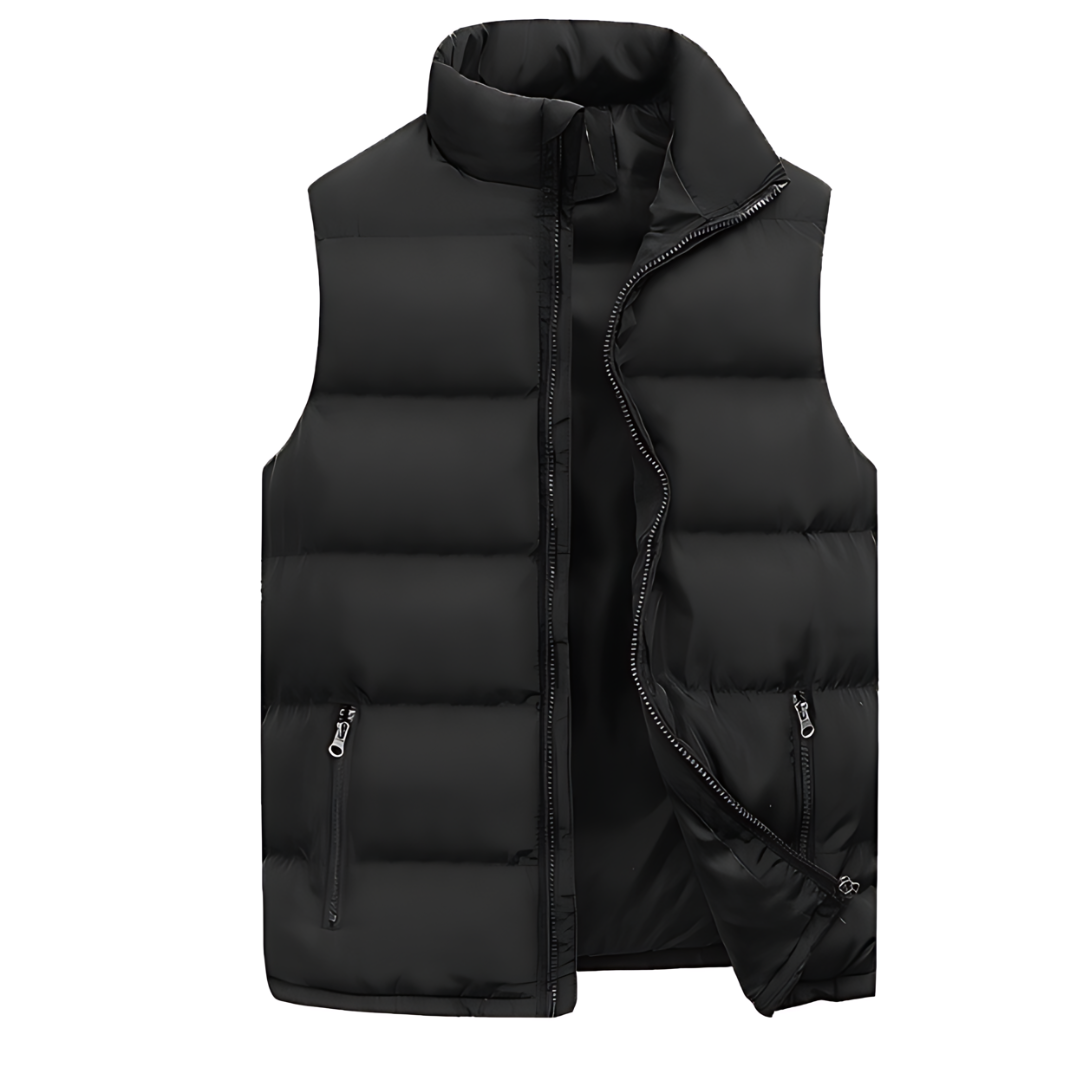 Men’s Quilted Zip-Up Vest