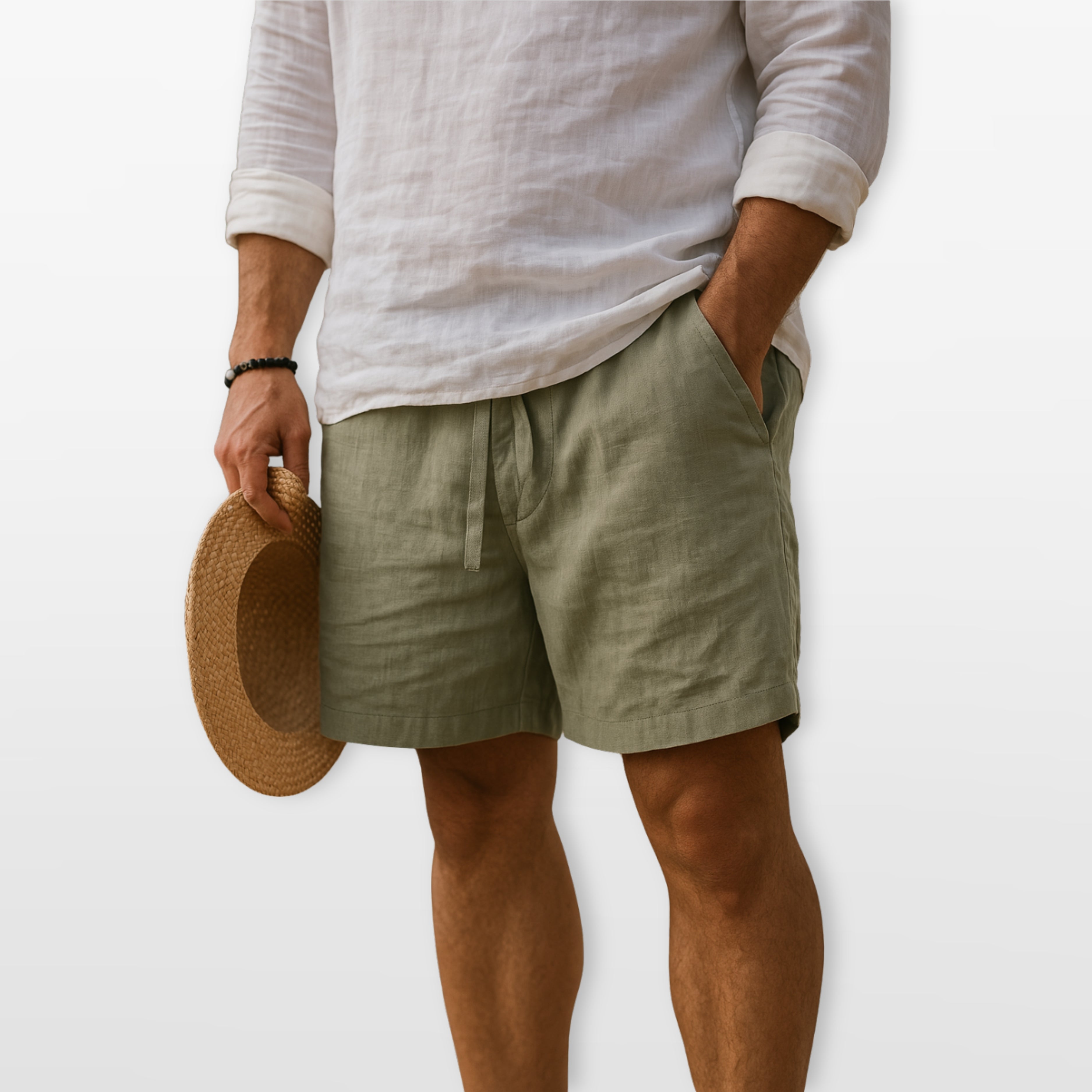 Men’s Drawstring Shorts Relaxed Summer Fit