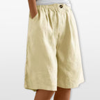 Women’s Wide Leg Shorts Elastic Waist