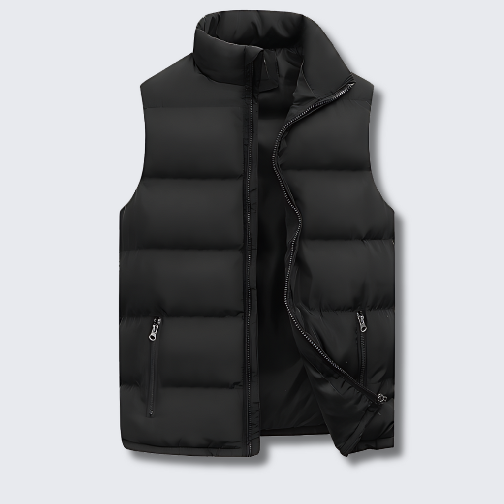 Men’s Quilted Zip-Up Vest