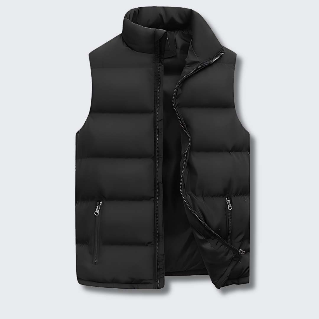 Men’s Quilted Zip-Up Vest