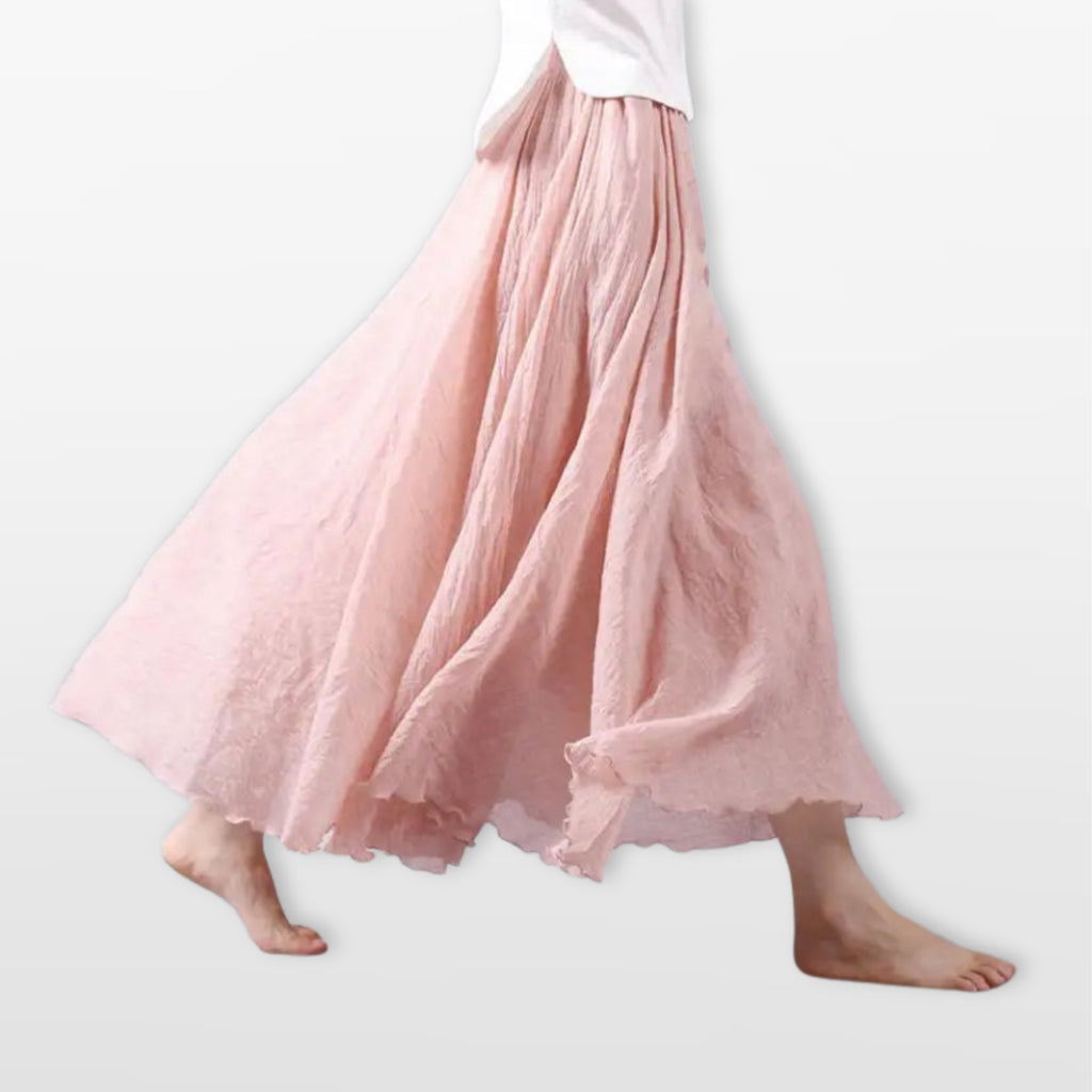 Women’s Flowing A-Line Maxi Skirt