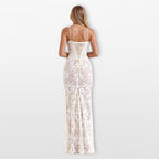 Women Lace Bodycon Maxi Dress