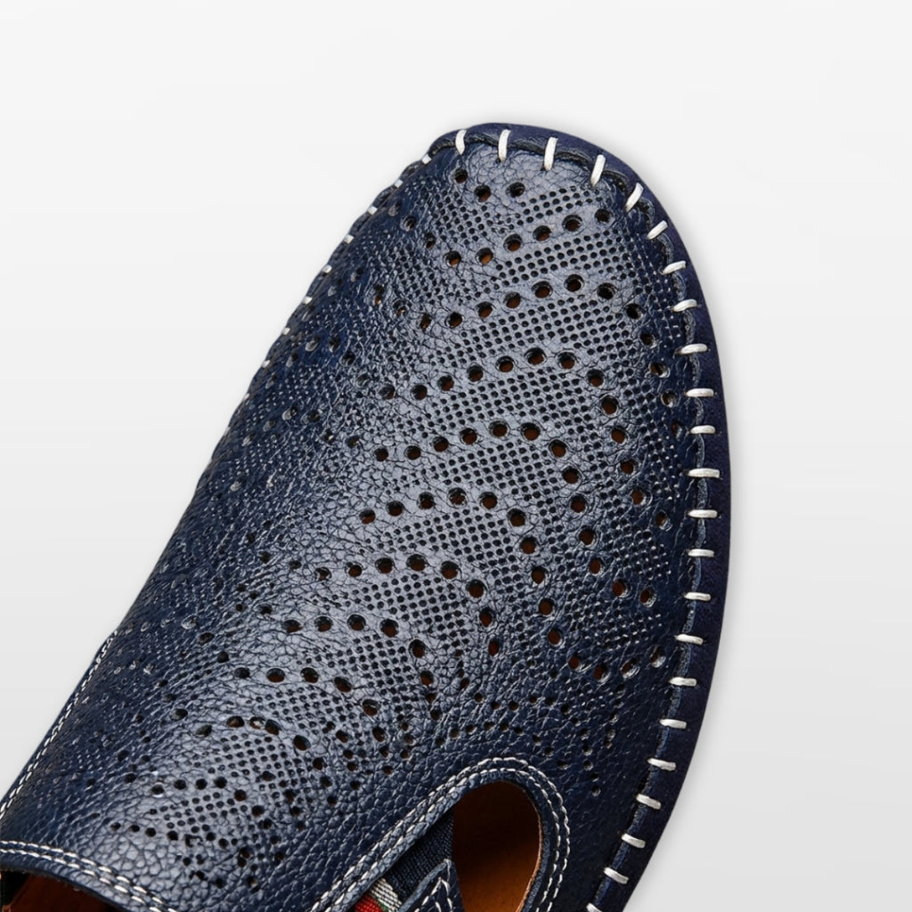 Men's Perforated Slip-On Loafers