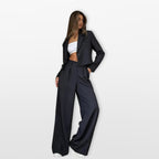 Women’s Two Piece Suit Wide Leg