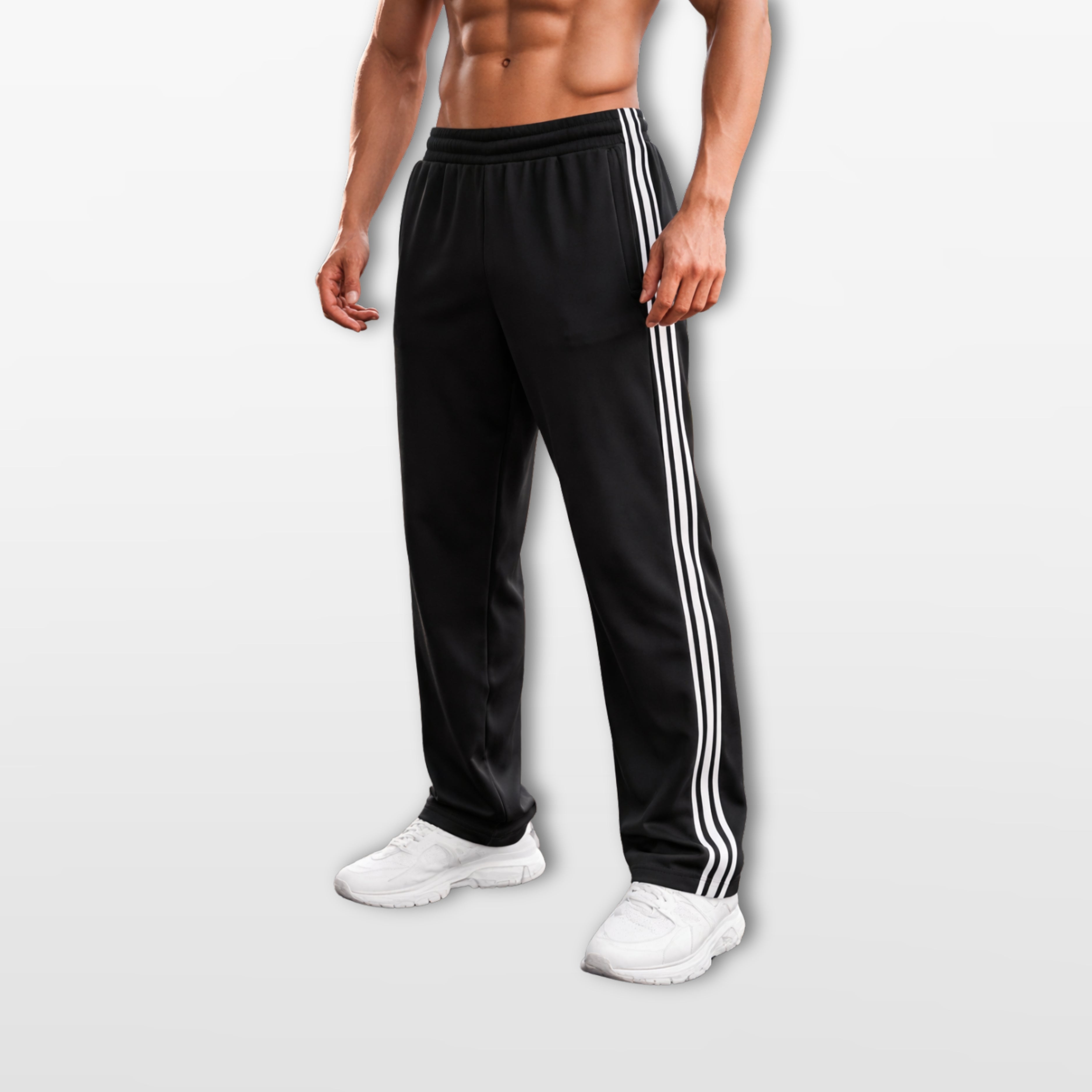 Men’s Track Pants Athletic Stripe Joggers