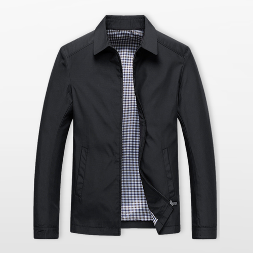 Men Casual Zip Jacket Lightweight Modern
