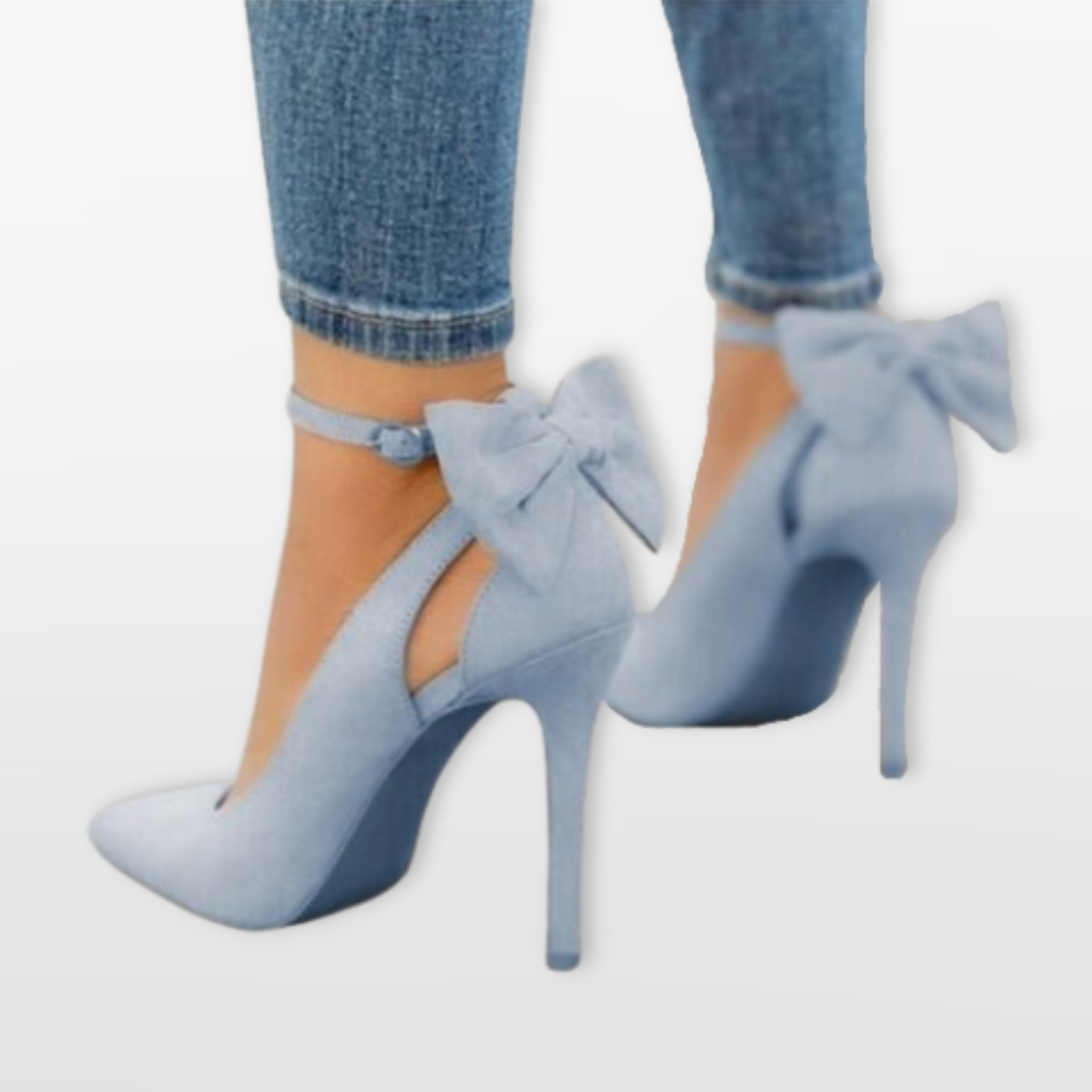Women’s Bow Heels Pointed Toe Pumps