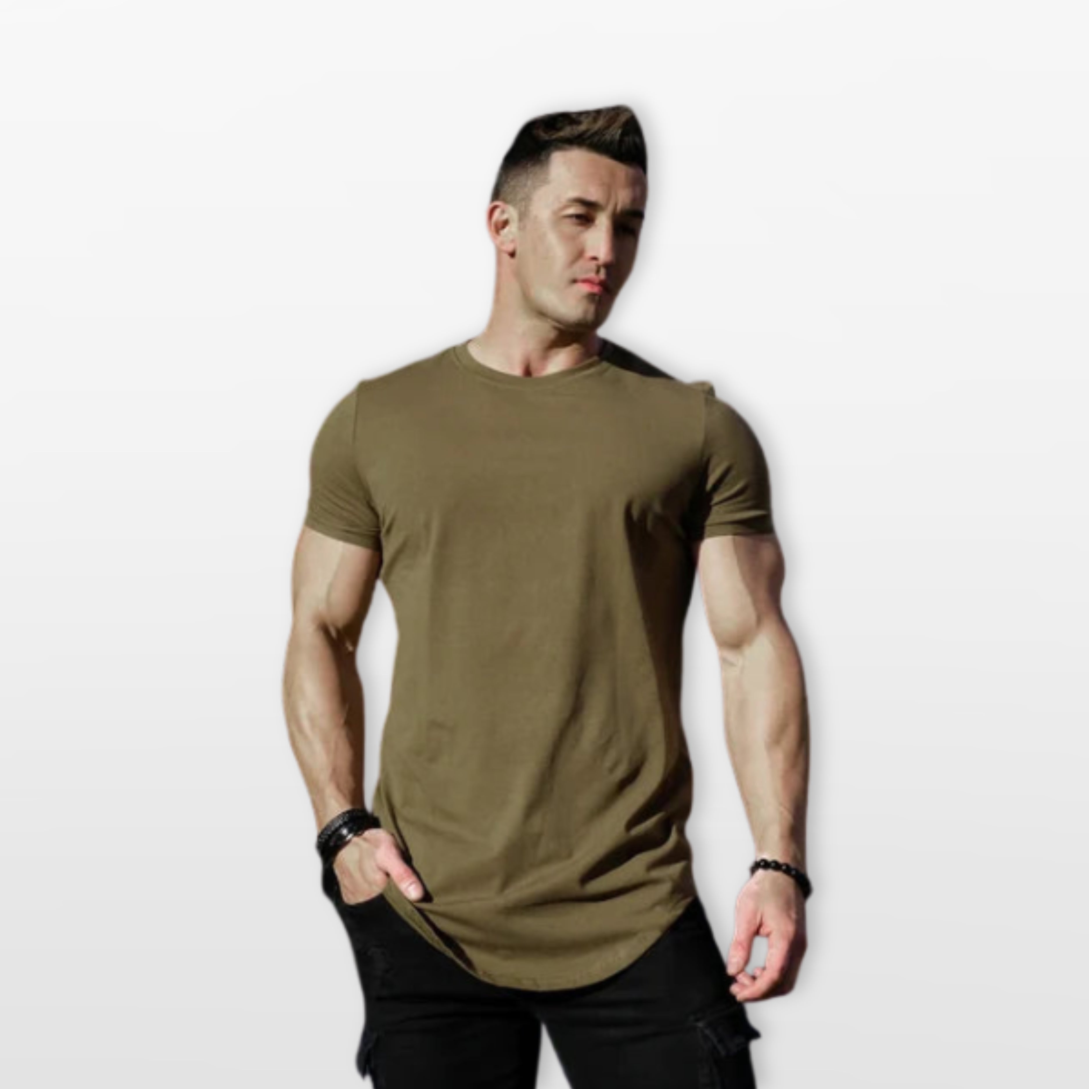 Men’s Slim Fit T Shirt Athletic Tee