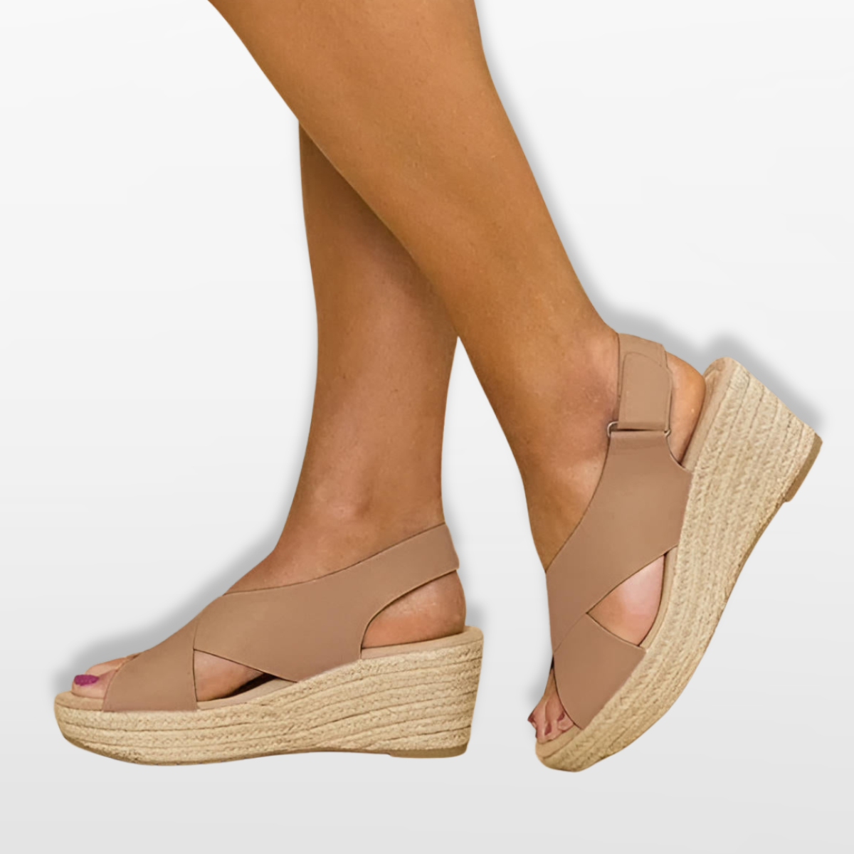 Women Platform Wedge Sandals Open Toe