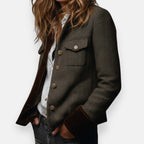 Women’s Casual Utility Button Jacket