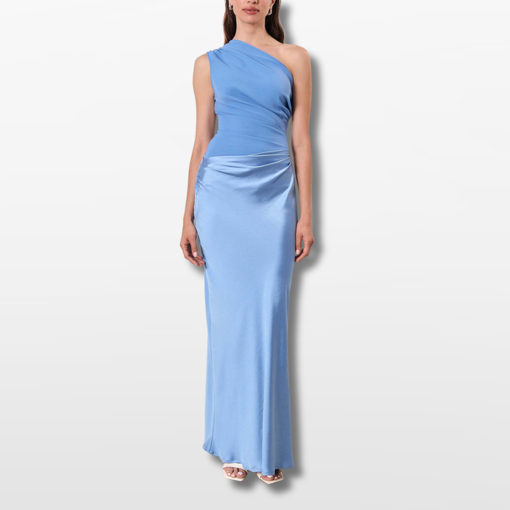Women One Shoulder Elegant Evening Dress