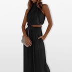 Women’s Elegant Wide Leg Pants Set