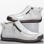 Men Orthopedic Leather Casual Ankle Shoes