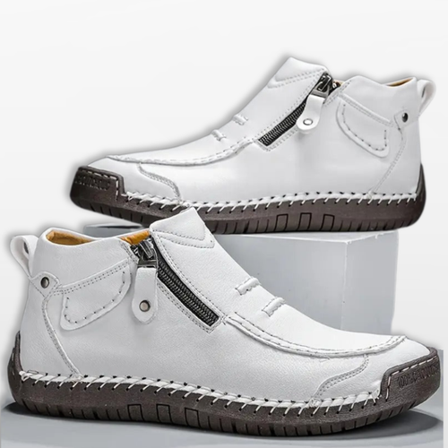Men Orthopedic Leather Casual Ankle Shoes