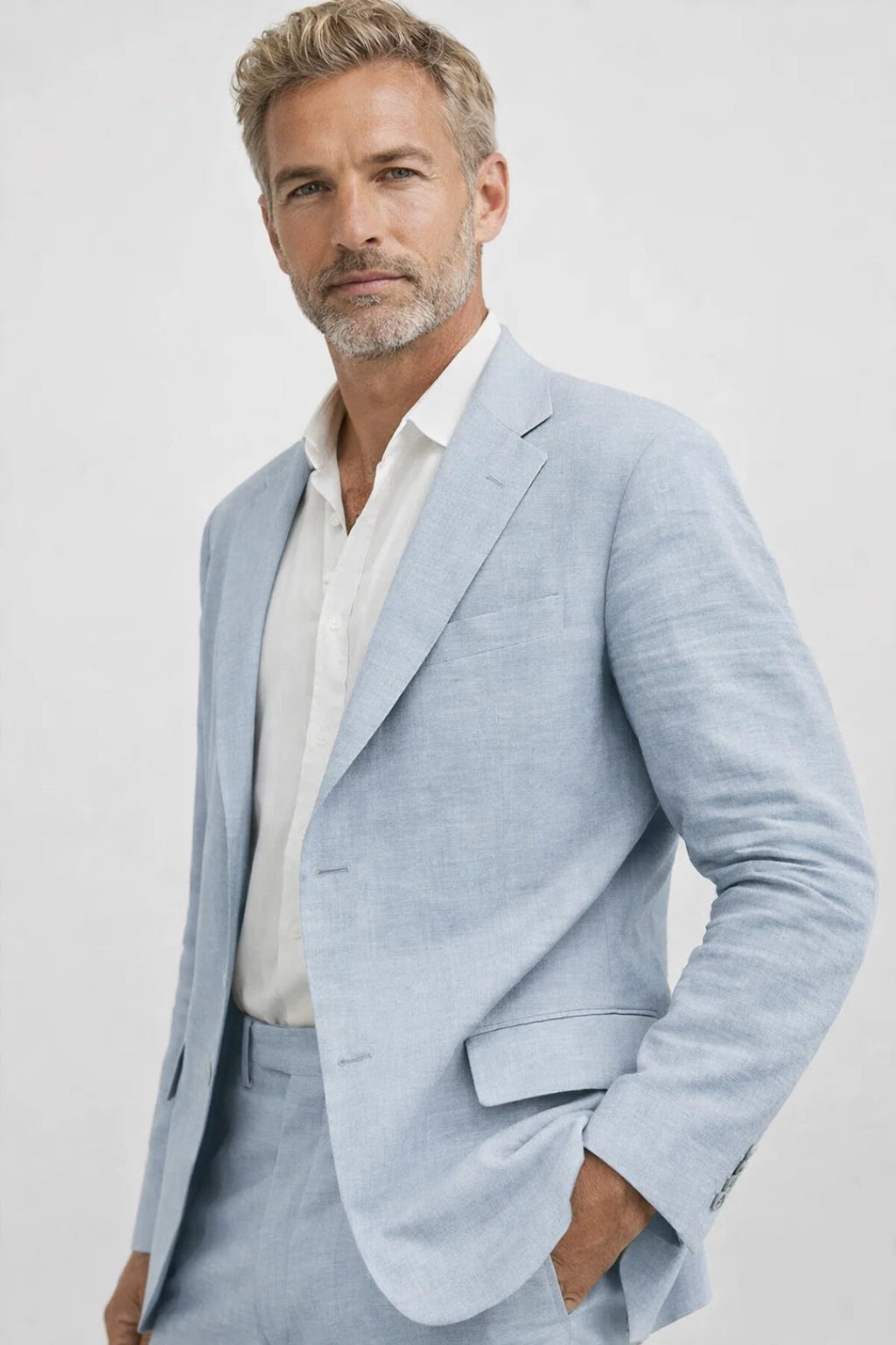 Men’s Tailored Suit Casual Blazer