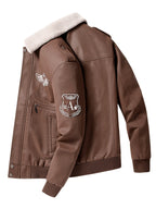 Men’s Aviator Jacket with Contrast Collar