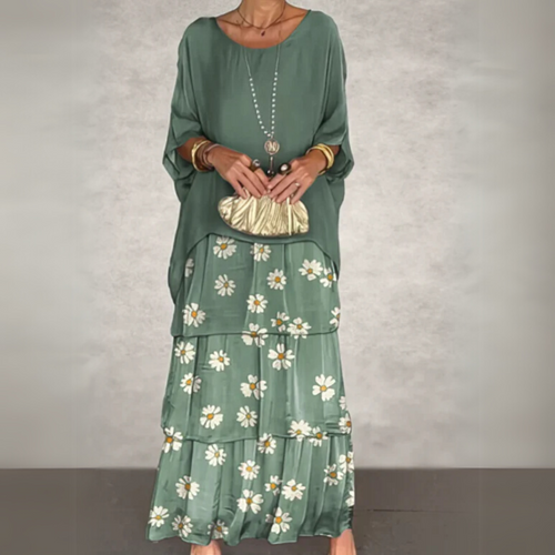 Women’s Layered Artistic Maxi Dress