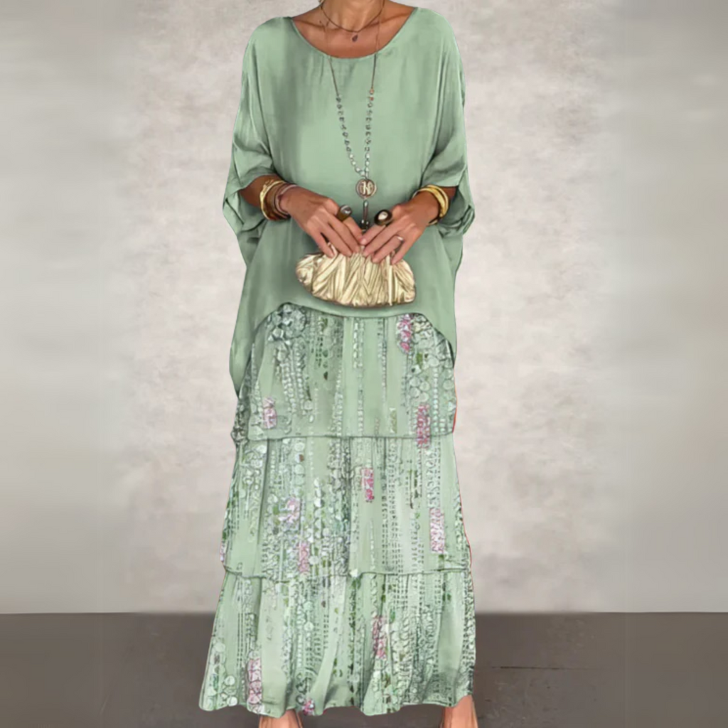Women’s Layered Artistic Maxi Dress