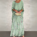 Women’s Layered Artistic Maxi Dress