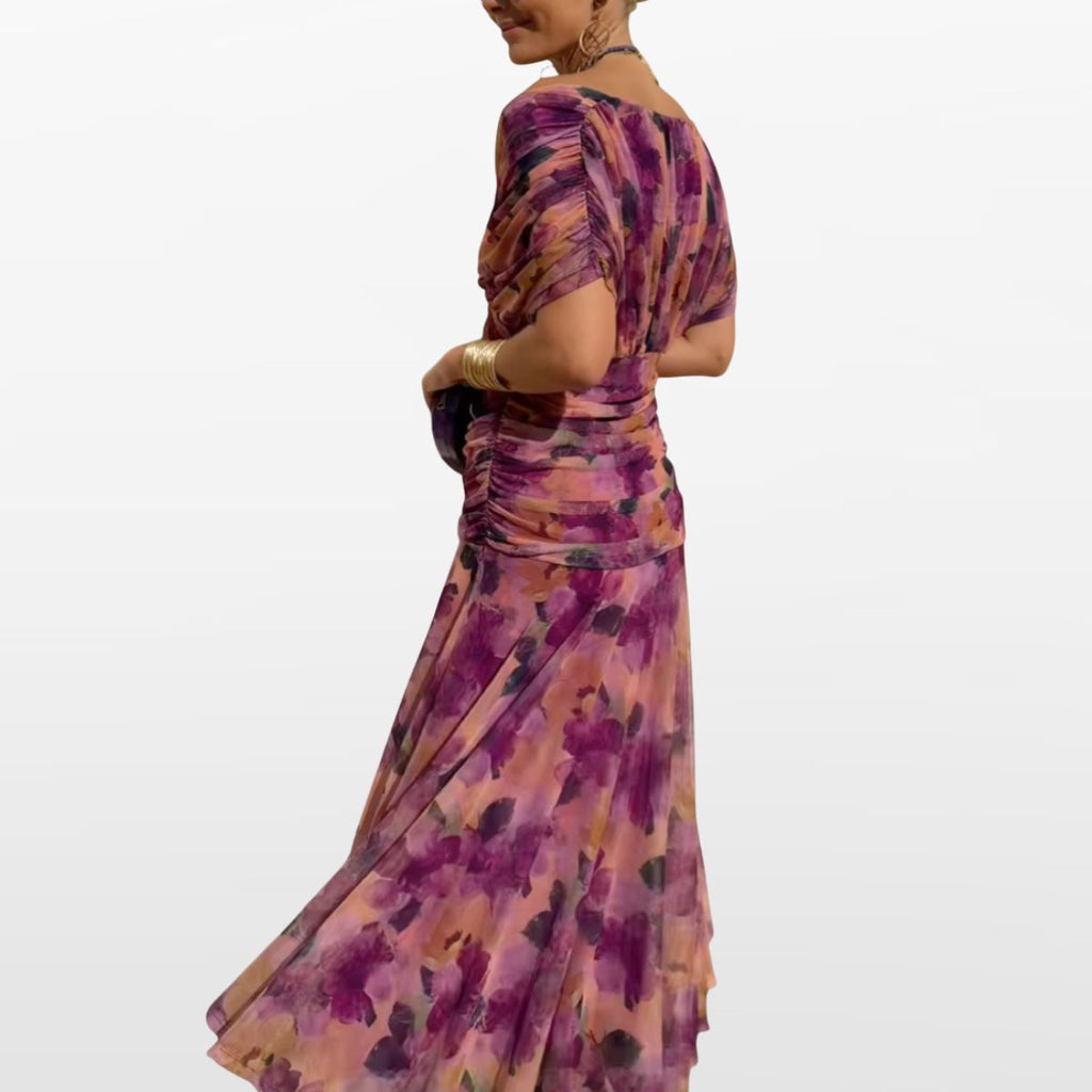 Women Off Shoulder Elegant Midi Dress