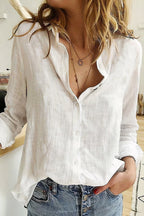 Women's Lightweight Button Up Blouse