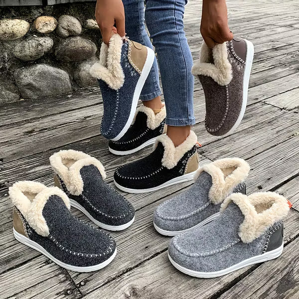 Women’s Stitched Slip-On Shoes