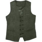 Men's Three-Piece Blazer Vest Trouser Suit