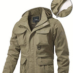 Men’s Utility Jacket with Detachable Hood