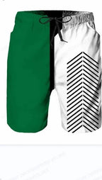 Men's Graphic Drawstring Swim Shorts