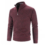 Men’s Textured Quarter-Zip Sweater