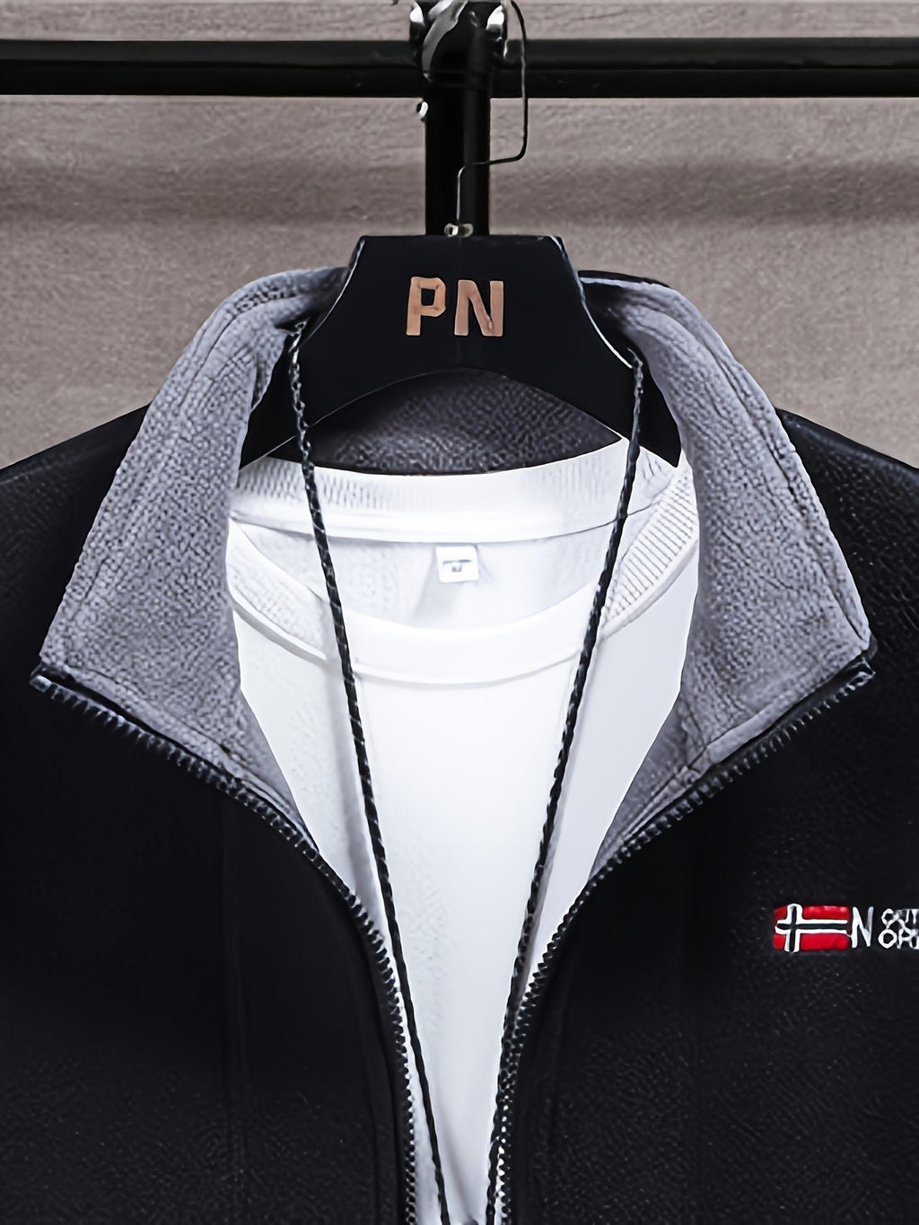 Men’s Full-Zip Stand Collar Jacket