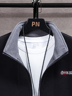 Men’s Full-Zip Stand Collar Jacket
