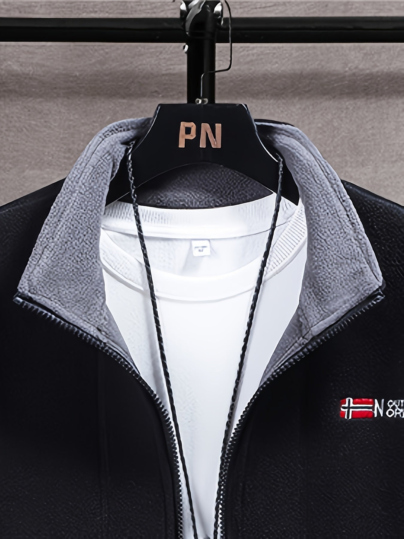 Men’s Full-Zip Stand Collar Jacket