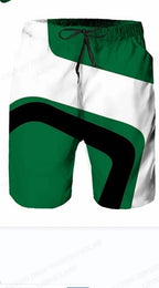 Men's Graphic Drawstring Swim Shorts