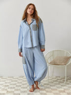Women's Striped Lounge Set