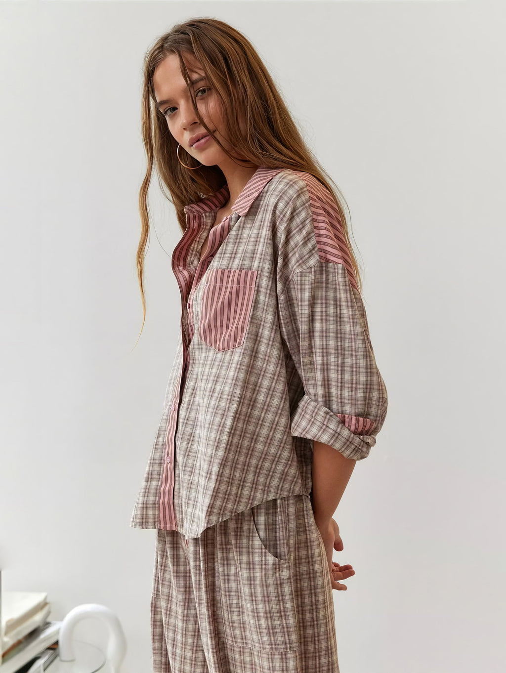 Women's Striped Lounge Set