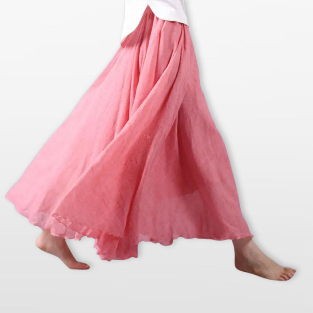 Women’s Flowing A-Line Maxi Skirt