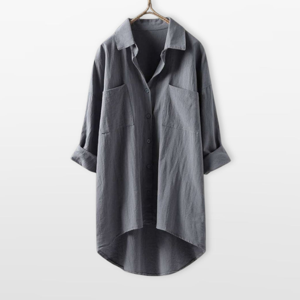 Women’s Button Up Shirt Relaxed Fit Blouse