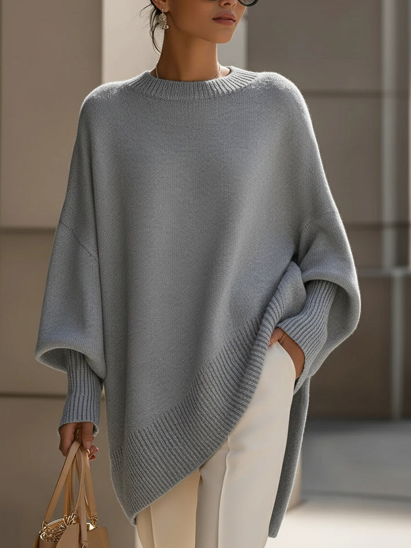 Women's Oversized Batwing Knit Sweater